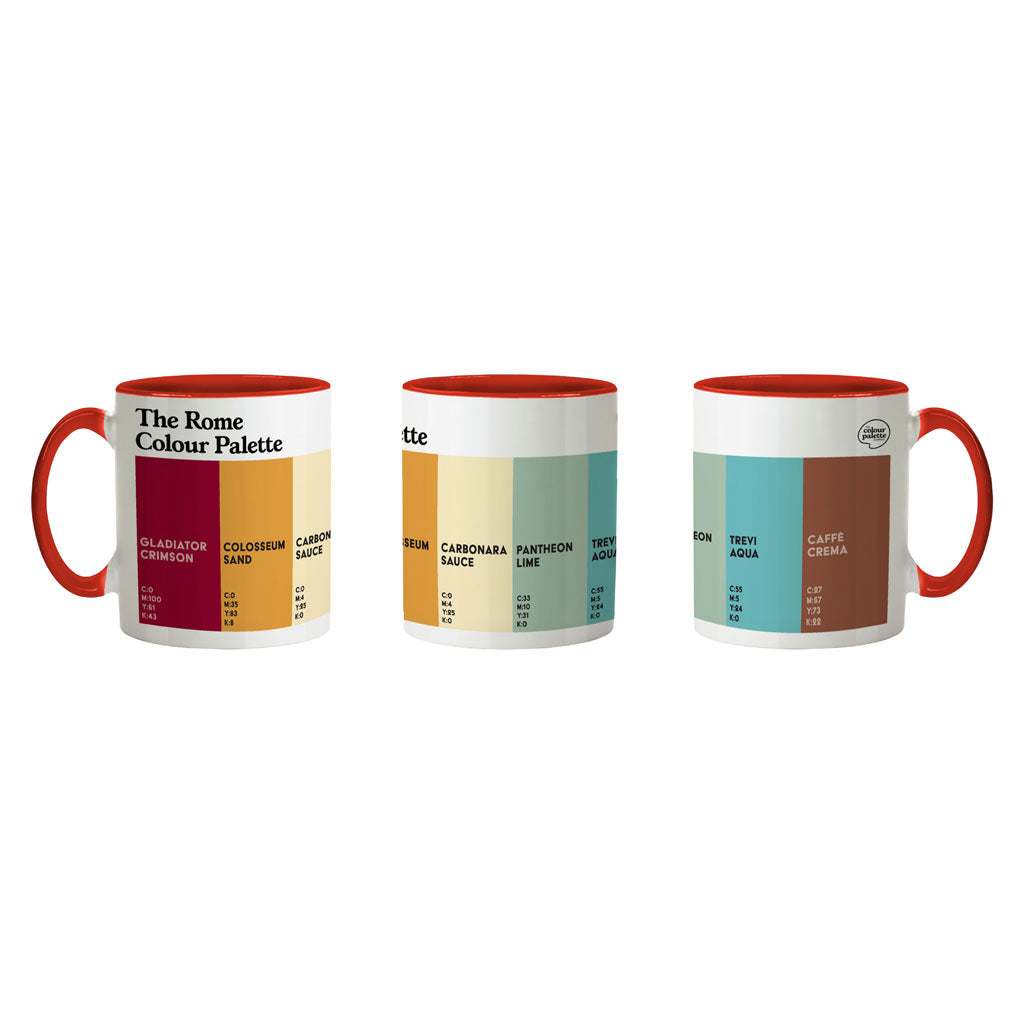 The Rome Colour Palette Porcelain Mug