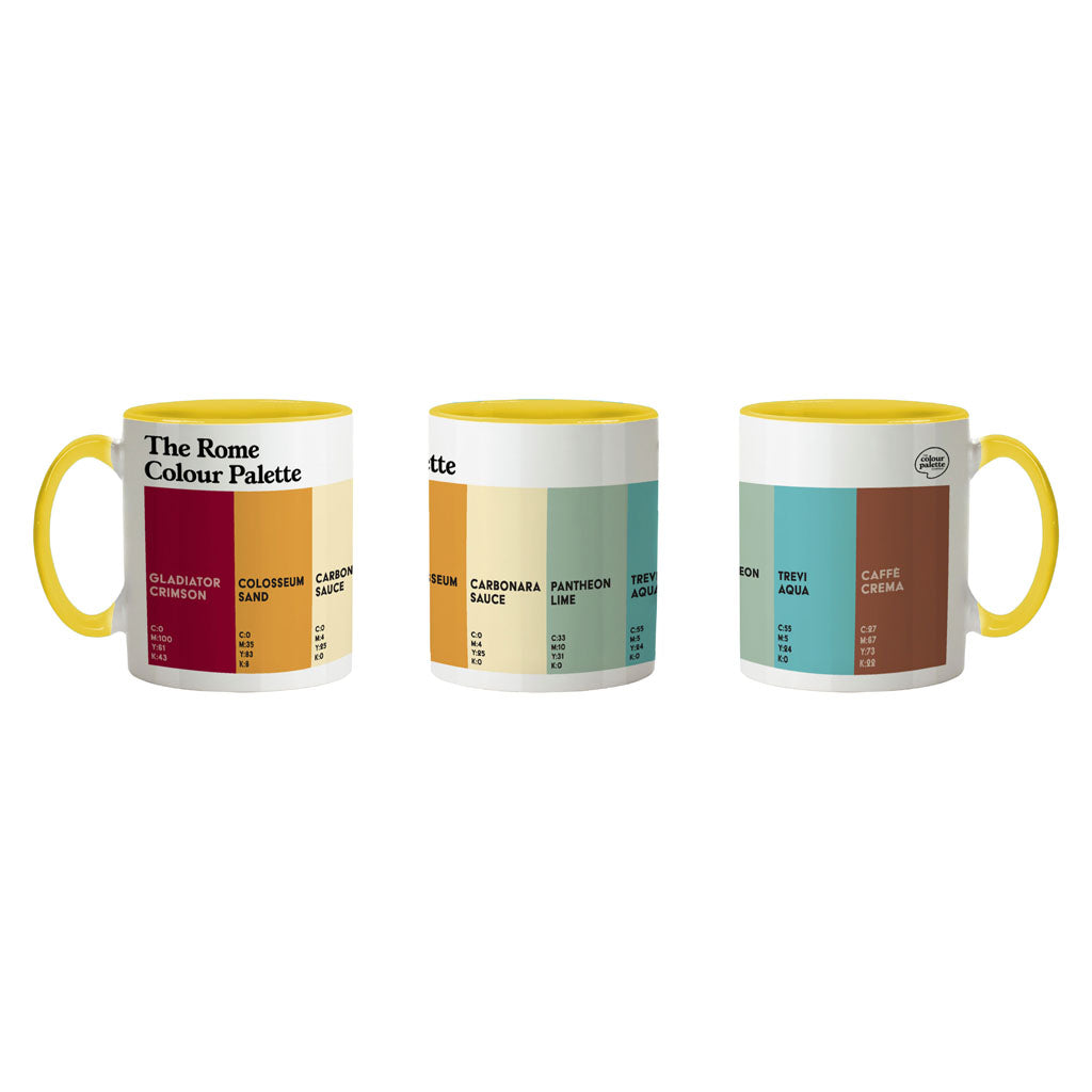 The Rome Colour Palette Porcelain Mug