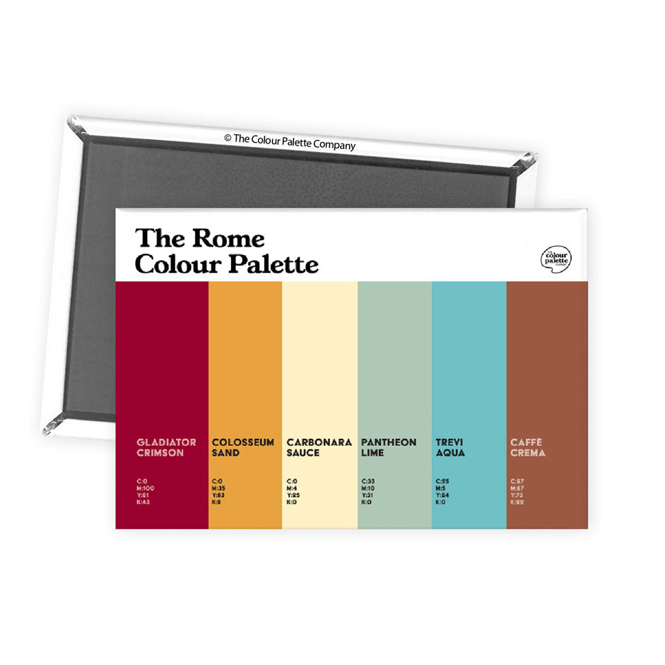 The Rome Colour Palette Fridge Magnet