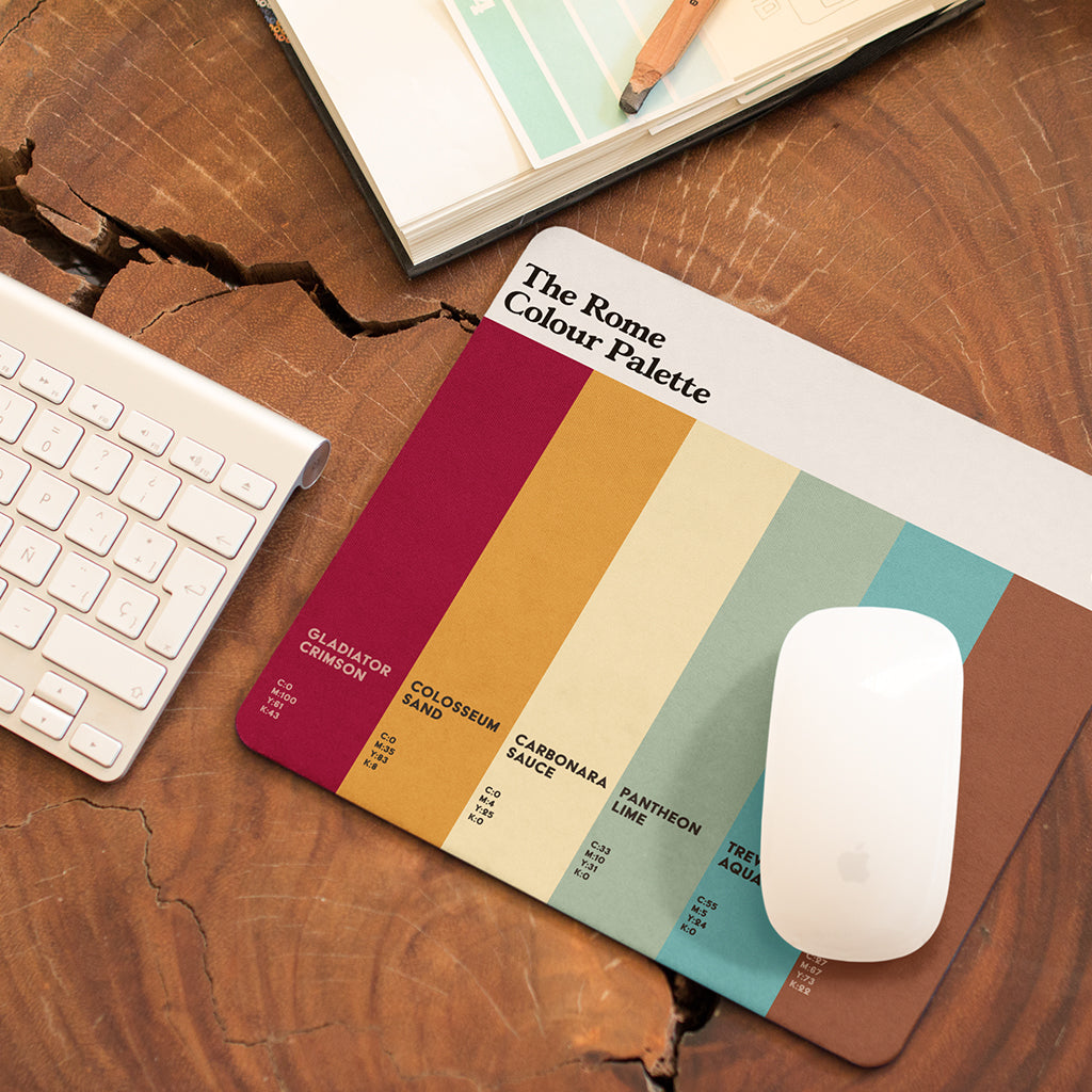 The Rome Colour Palette Mouse Mat