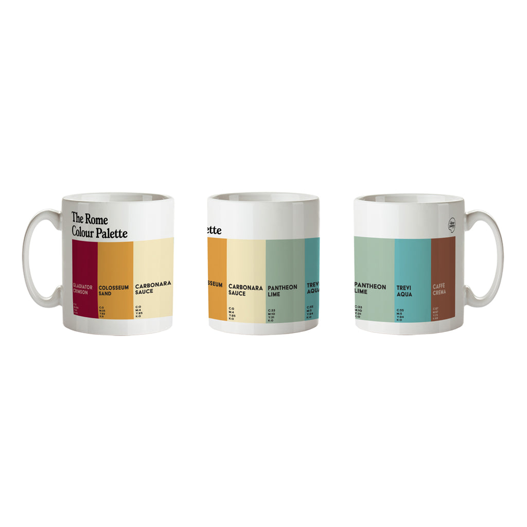 The Rome Colour Palette Porcelain Mug