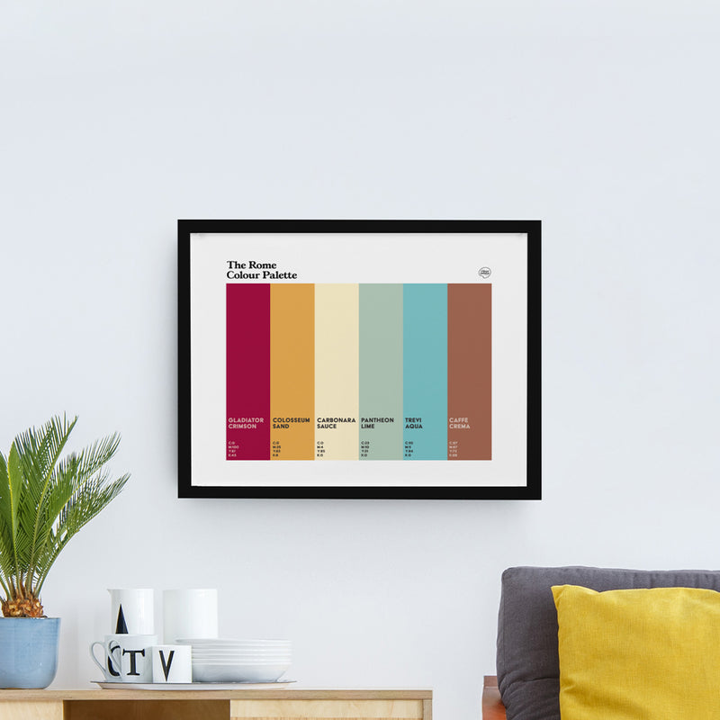 Rome Art Print | Colour Palette of Rome – The Colour Palette Company