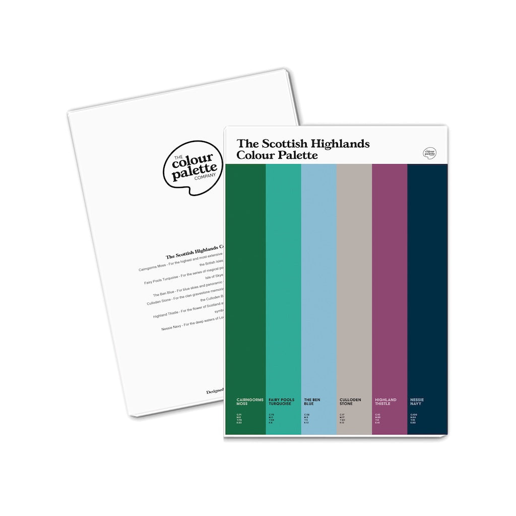 The Scottish Highlands Colour Palette A5 Notepad