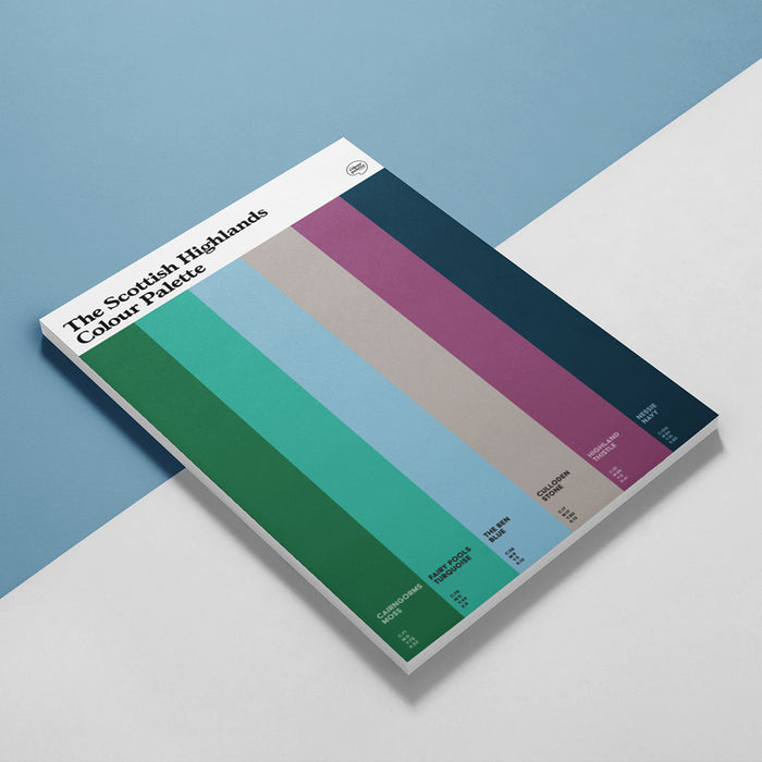 The Scottish Highlands Colour Palette A5 Notepad