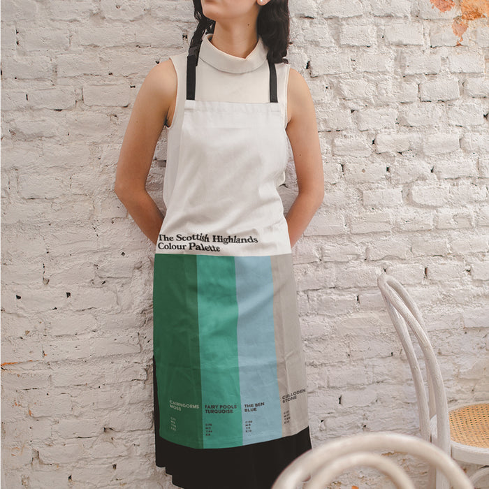 The Scottish Highlands Colour Palette Apron
