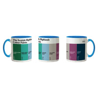 The Scottish Highlands Colour Palette Porcelain Mug