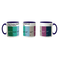 The Scottish Highlands Colour Palette Porcelain Mug