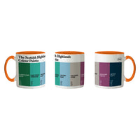 The Scottish Highlands Colour Palette Porcelain Mug