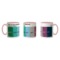 The Scottish Highlands Colour Palette Porcelain Mug