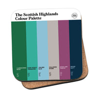 The Scottish Highlands Colour Palette Coaster