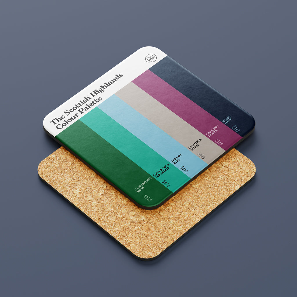 The Scottish Highlands Colour Palette Coaster