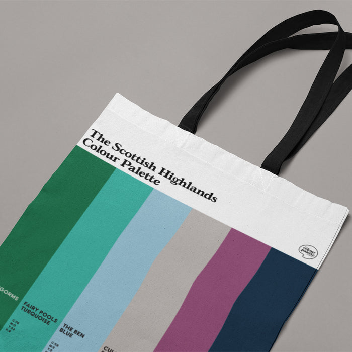 The Scottish Highlands Colour Palette Tote Bag