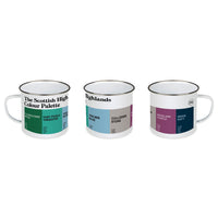 The Scottish Highlands Colour Palette Enamel Mug