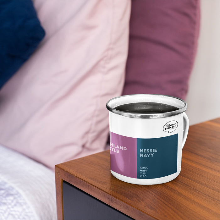 The Scottish Highlands Colour Palette Enamel Mug