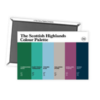 The Scottish Highlands Colour Palette Fridge Magnet