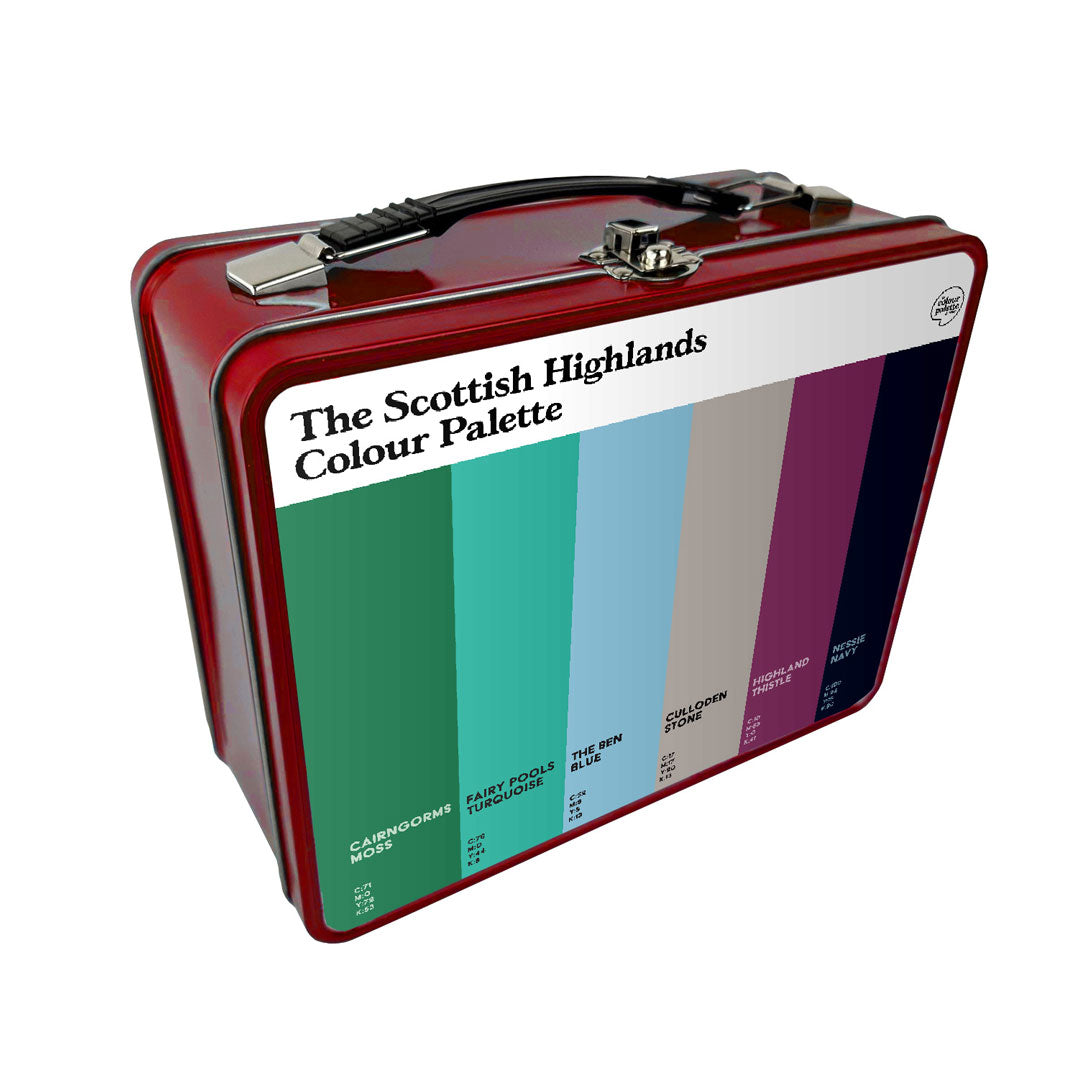 The Scottish Highlands Colour Palette Metal Lunch Box
