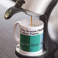 The Scottish Highlands Colour Palette Porcelain Mug