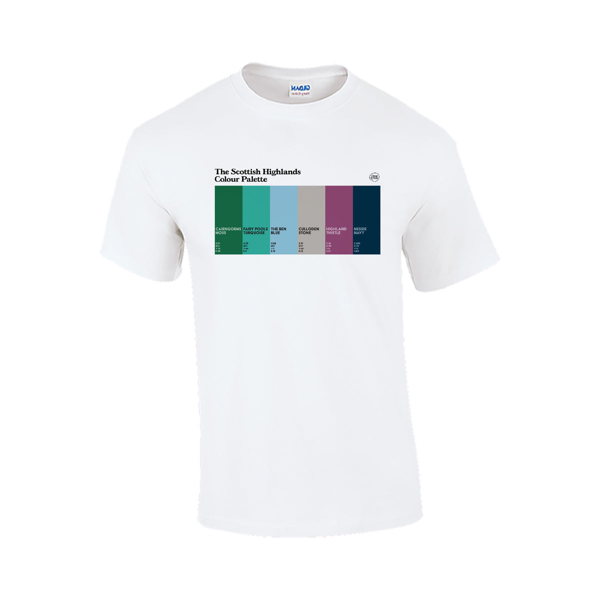 The Scottish Highlands Colour Palette T-Shirt