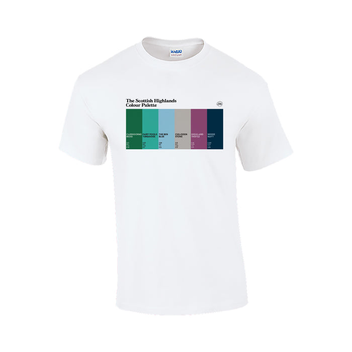 The Scottish Highlands Colour Palette T-Shirt