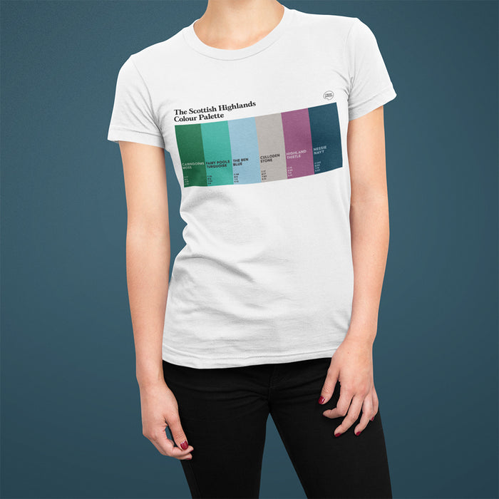 The Scottish Highlands Colour Palette T-Shirt