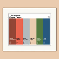 Sheffield Mounted Art Print
