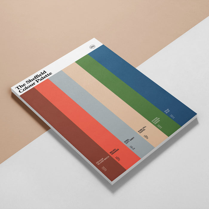 The Sheffield Colour Palette A5 Notepad