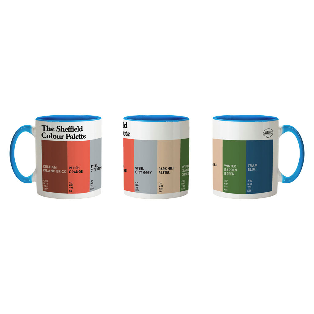 The Sheffield Colour Palette Porcelain Mug