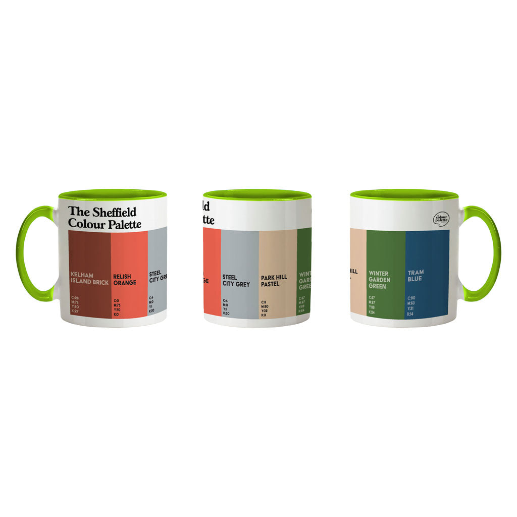 The Sheffield Colour Palette Porcelain Mug