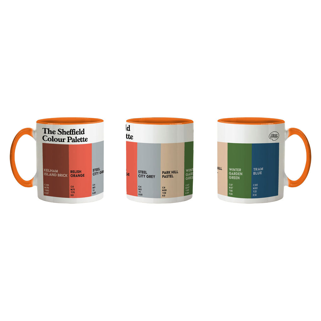 The Sheffield Colour Palette Porcelain Mug