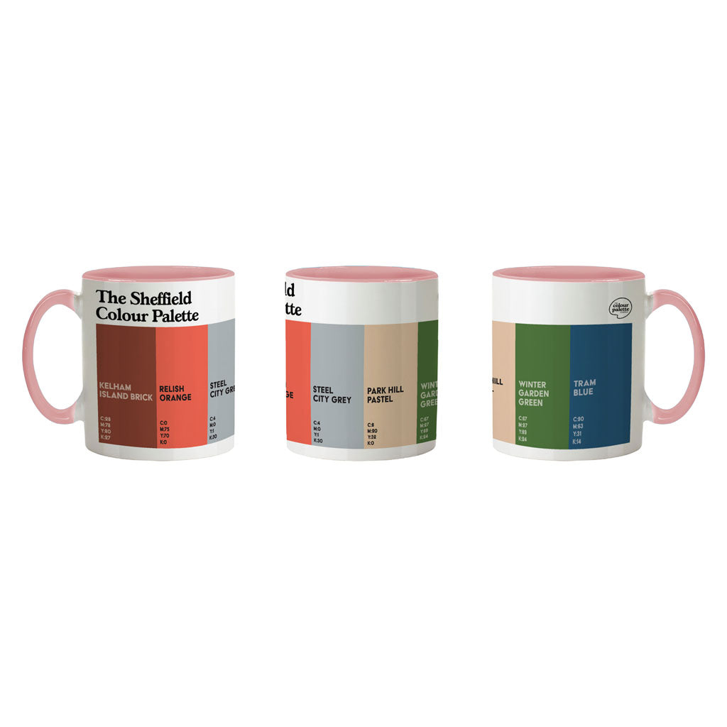 The Sheffield Colour Palette Porcelain Mug