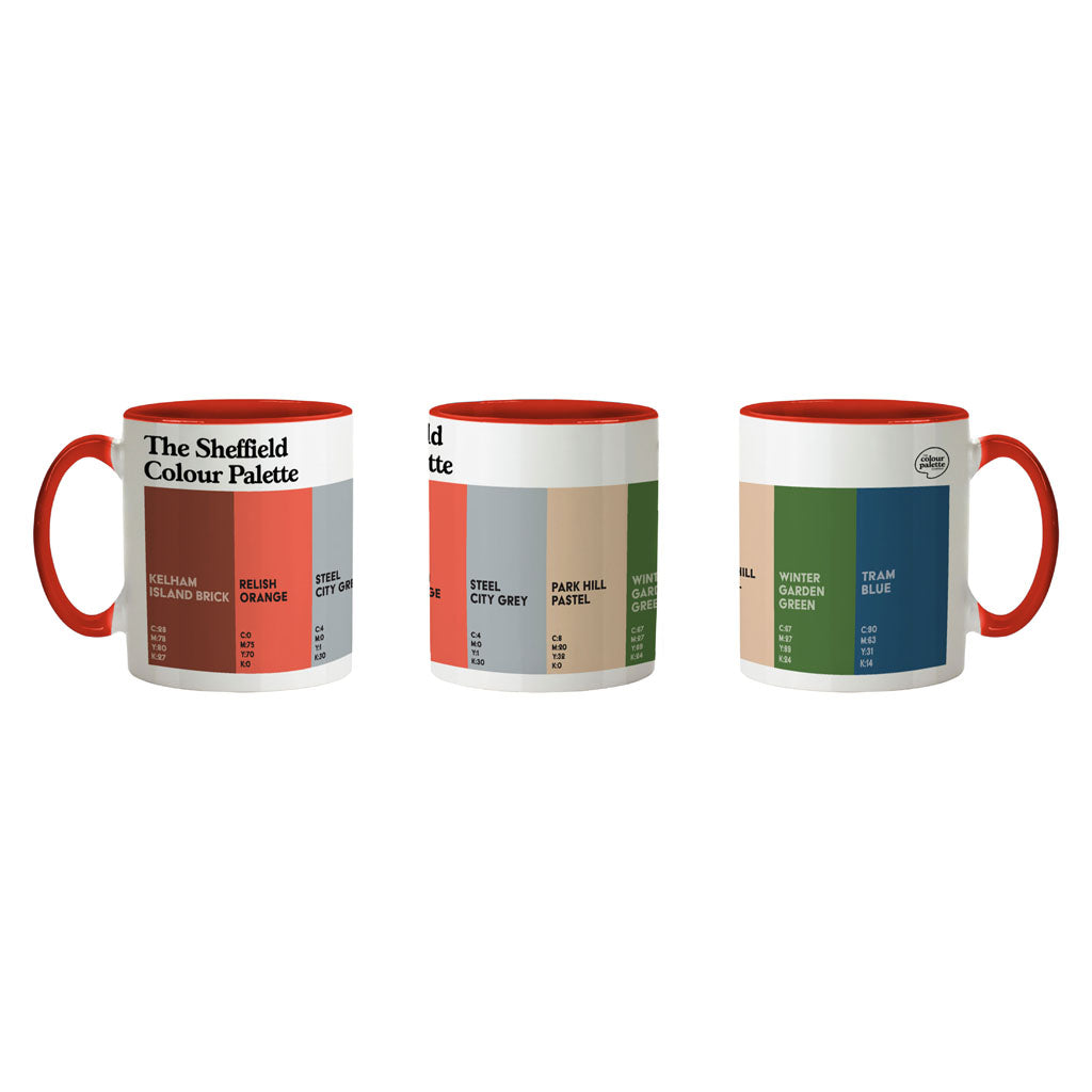 The Sheffield Colour Palette Porcelain Mug