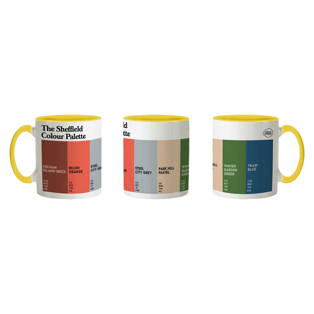 The Sheffield Colour Palette Porcelain Mug