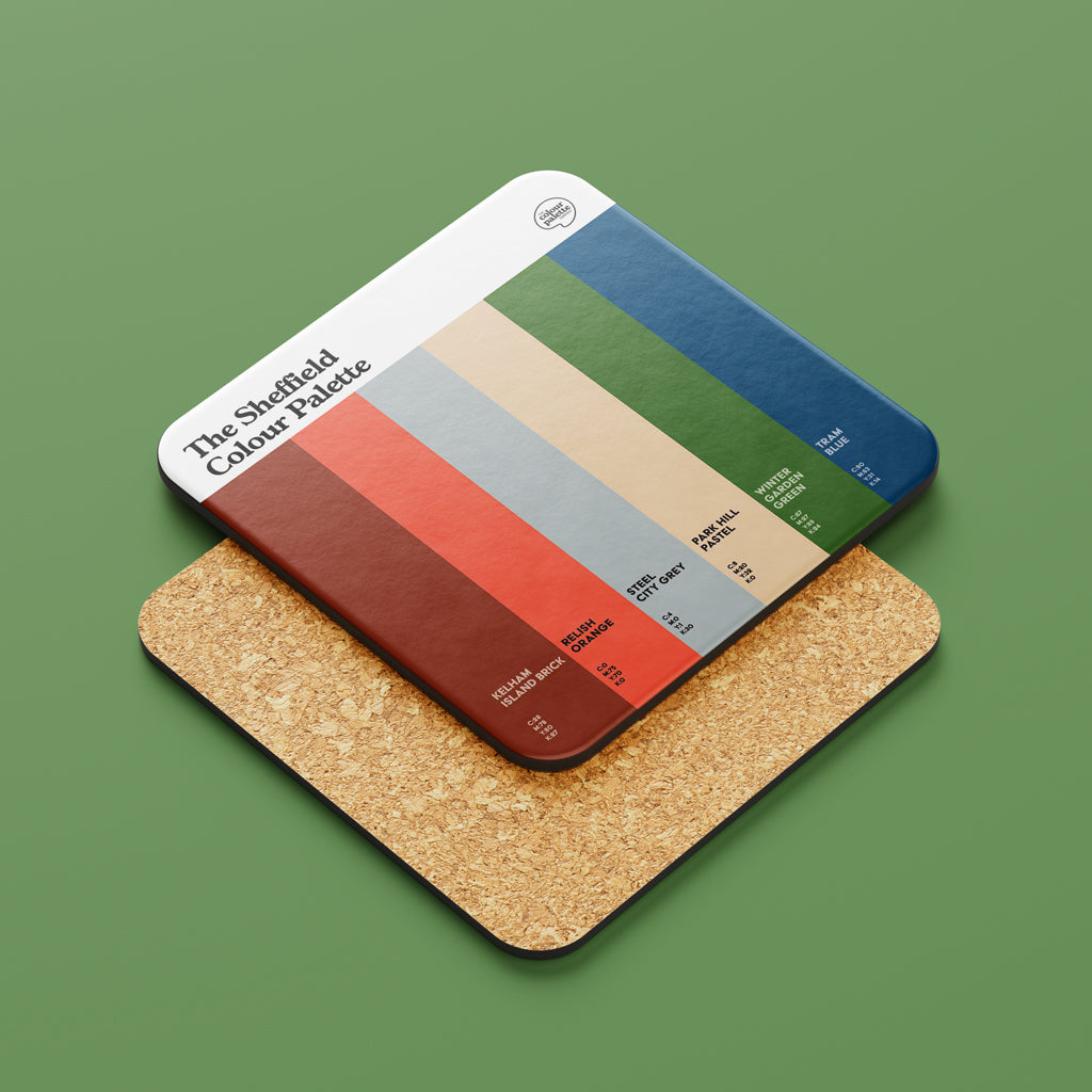 Sheffield Colours Coaster