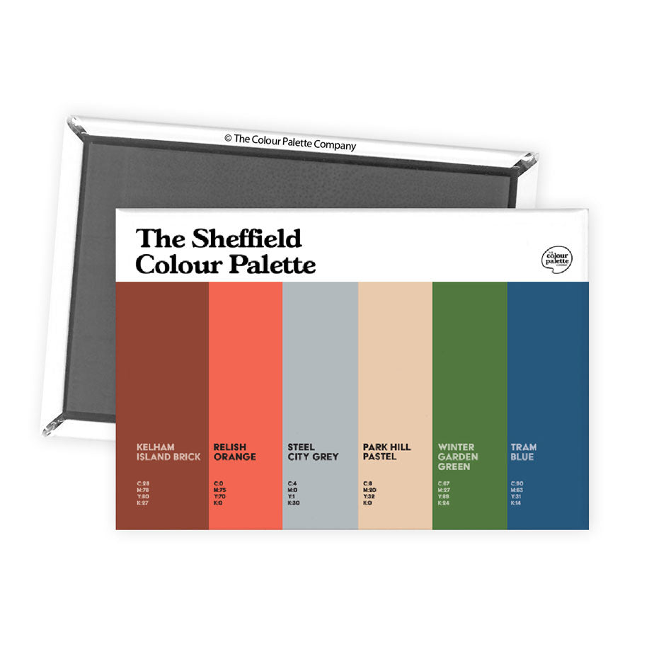 Sheffield Colours Fridge Magnet