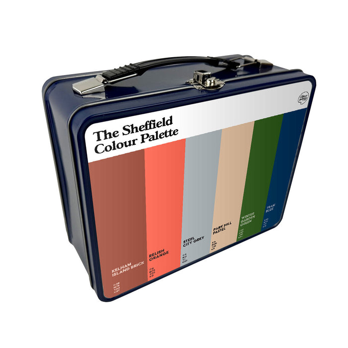 The Sheffield Colour Palette Metal Lunch Box