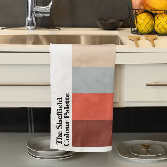 The Sheffield Colour Palette Tea Towel