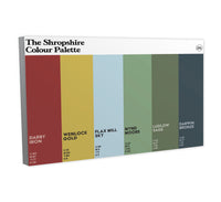 The Shropshire Colour Palette Canvas