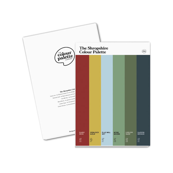 The Shropshire Colour Palette A5 Notepad