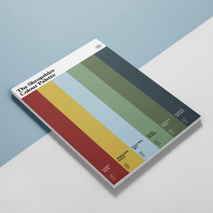 The Shropshire Colour Palette A5 Notepad