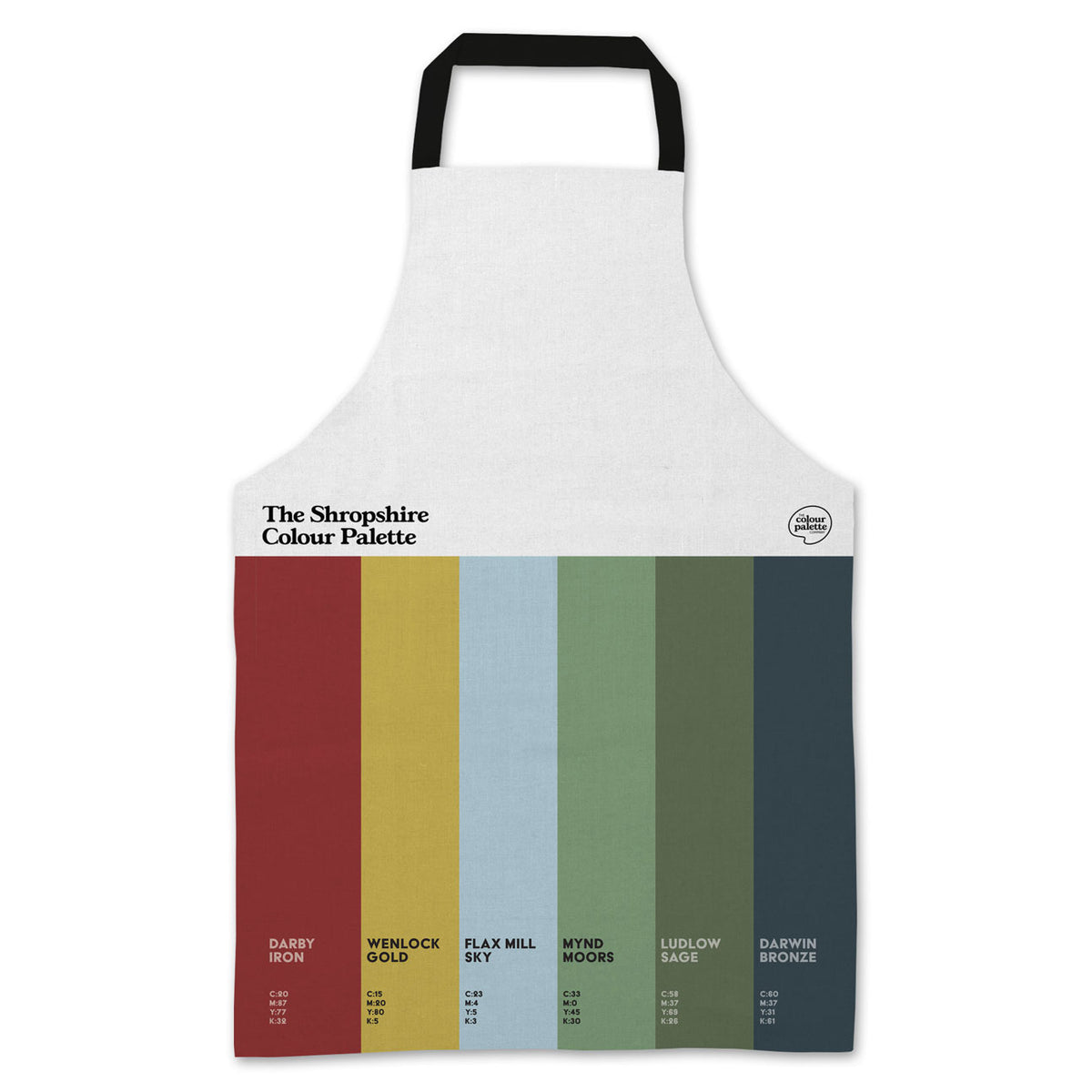 The Shropshire Colour Palette Apron