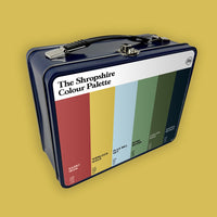 The Shropshire Colour Palette Metal Lunch Box