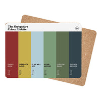 The Shropshire Colour Palette Placemat