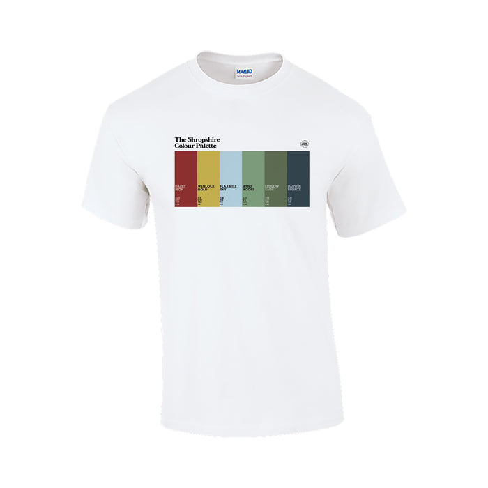The Shropshire Colour Palette T-Shirt