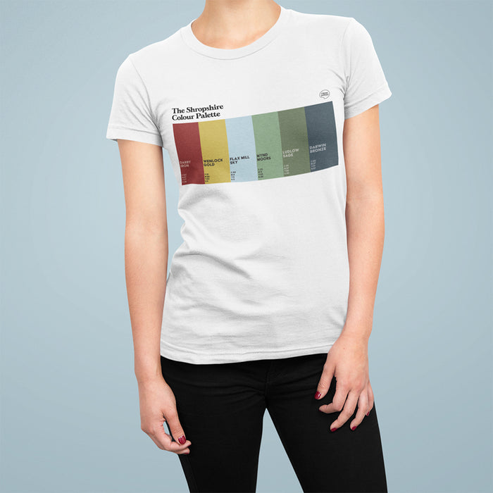 The Shropshire Colour Palette T-Shirt
