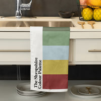 The Shropshire Colour Palette Tea Towel