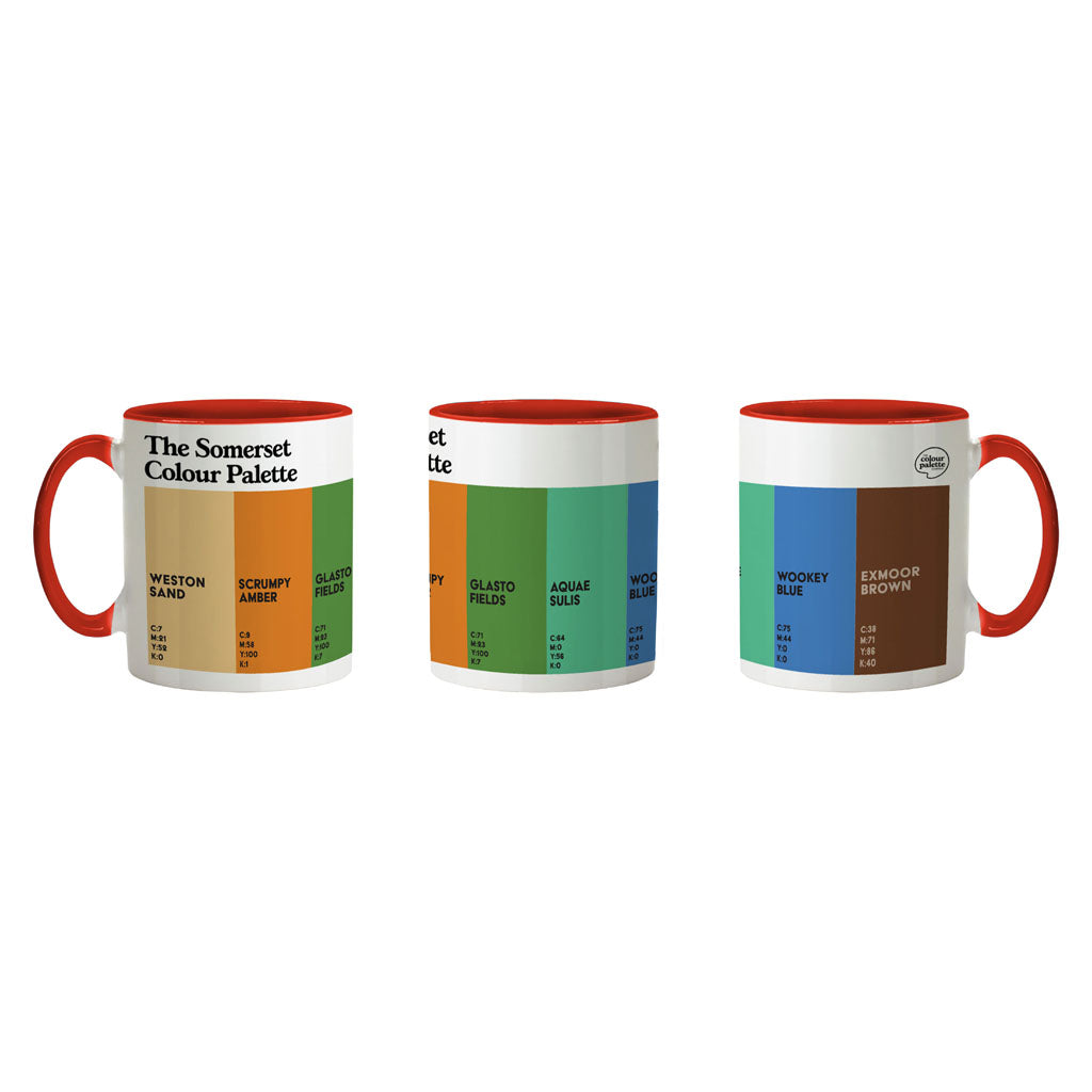 The Somerset Colour Palette Porcelain Mug