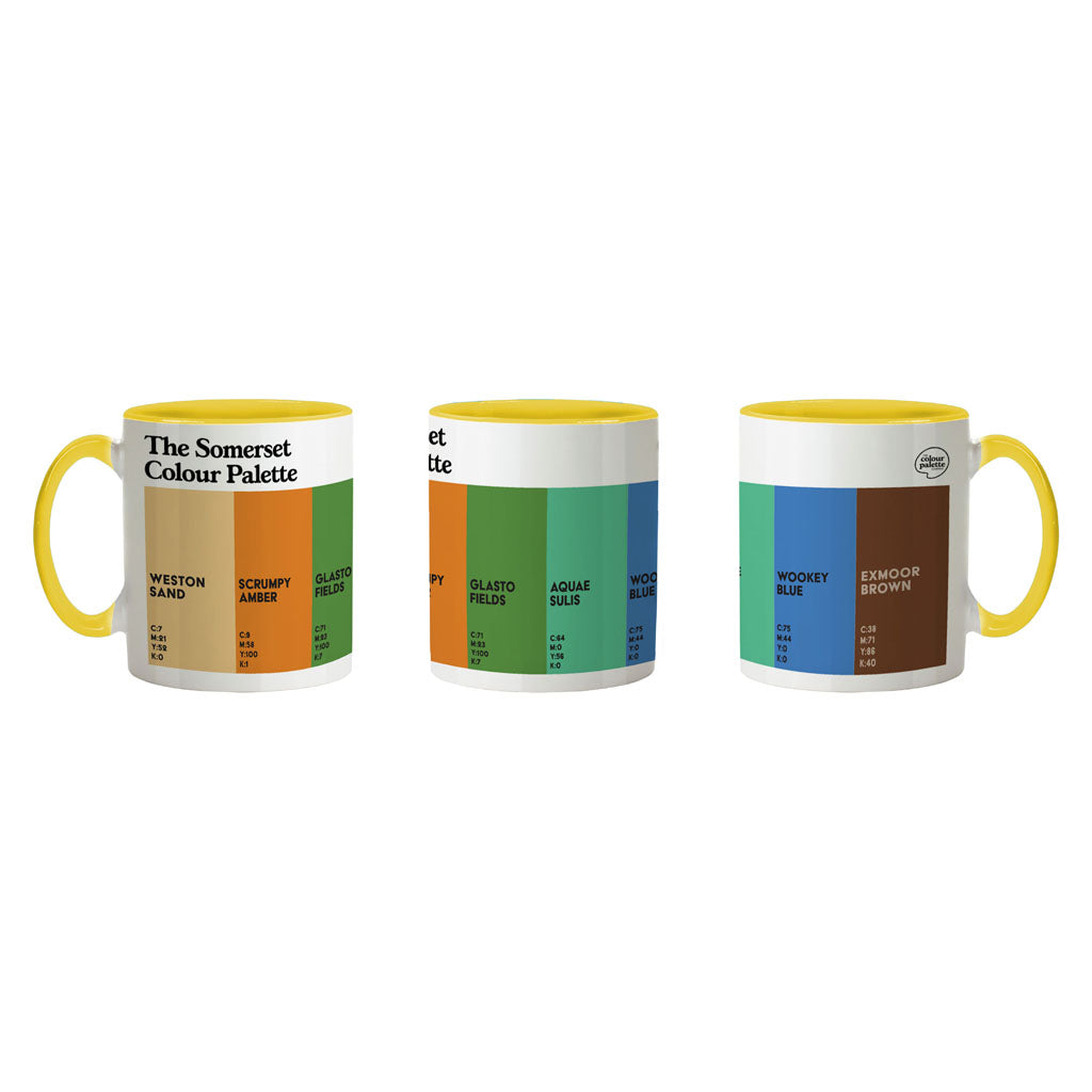 The Somerset Colour Palette Porcelain Mug