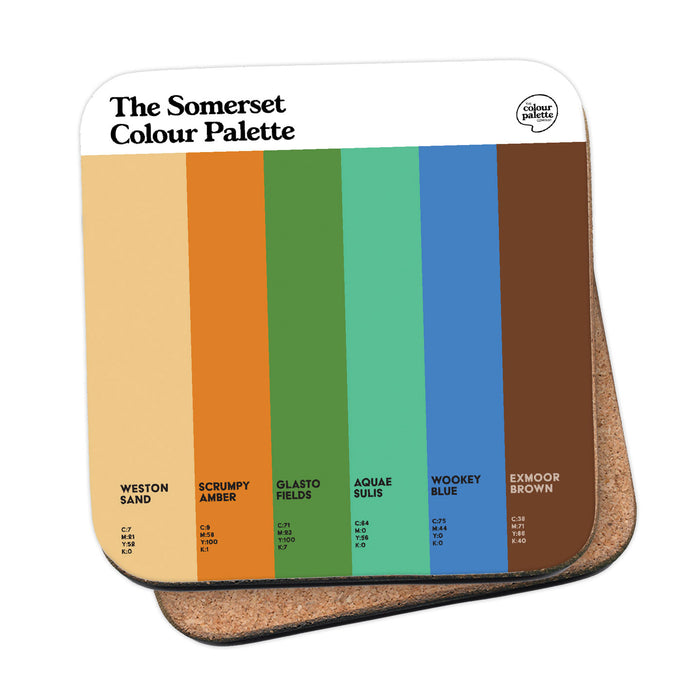 The Somerset Colour Palette Coaster