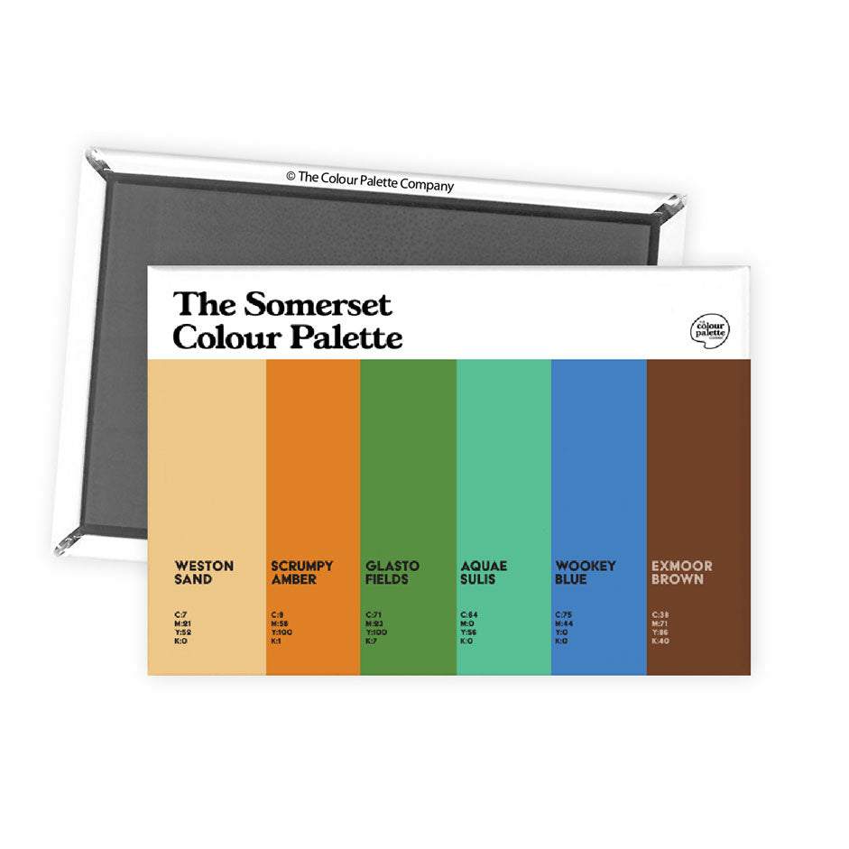 The Somerset Colour Palette Fridge Magnet