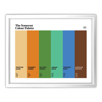 Somerset Art Print - White Frame